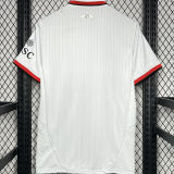 RAFA LEãO #10 AC Milan Away White Fans Soccer Jersey 2024/25 UCL Font 欧冠字体 ★★