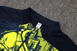 2025 Man City Fluorescent Green Sweater Tracksuit 喷墨