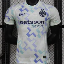 2025/26 In Milan Away White Player Version Soccer Jersey