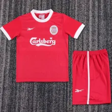 1997/98 LFC Home Red Retro Kids Soccer Jersey