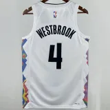 2025 Nuggets WESTBROOK #4 White City Edition NBA Jersey
