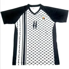 2025 Palestine Retro Style Fans Soccer Jersey