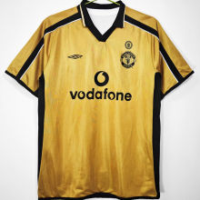 2001/02 M Utd 100th Centenary Retro Soccer Jersey