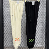 2024/25 Nk~ Black Pure Cotton Sports Trousers Zipper style