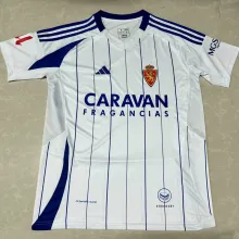 2024/25 Zaragoza Home White Fans Soccer Jersey