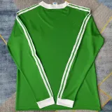 1986 Ireland Home Green Retro Long Sleeve Soccer Jersey