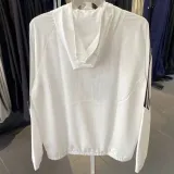 2025 Ad~ White Windbreaker