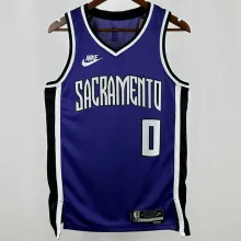 2024/25 Kings MONK #0 Purple Retro NBA Jerseys 热压