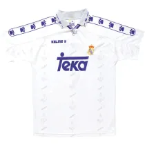 1994/96 RM White Home Retro Soccer Jersey