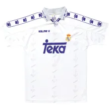 1994/96 RM White Home Retro Soccer Jersey