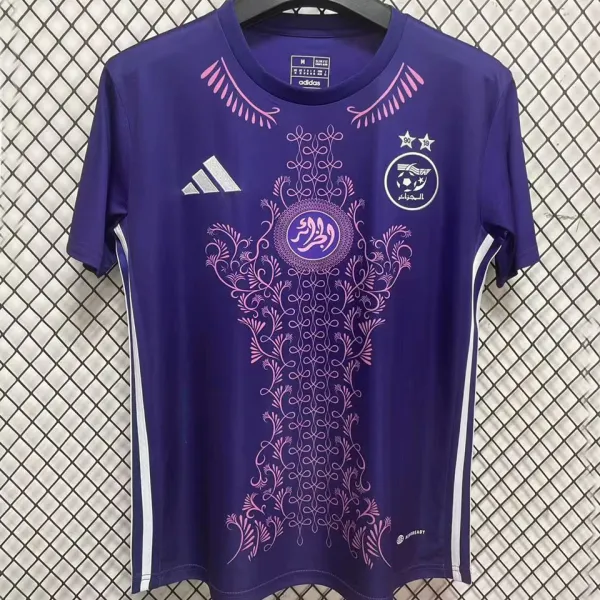 2025 Algeria Special Edition Purple; Fans Soccer Jersey