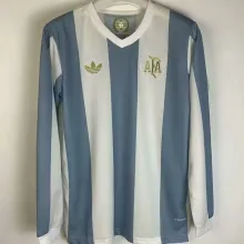 2024/25 Argentina 50th Anniversary Edition Long Sleeve Fans Jersey