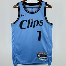 2025 Clippers HARDEN #1 Blue NBA Jerseys