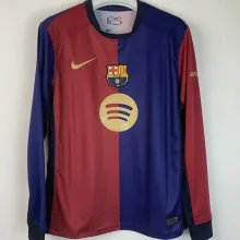 2024/25 BA Home Long Sleeve Fans Soccer Jersey 大圆广告