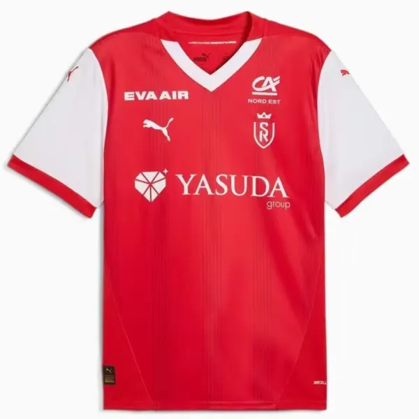 2024/25 Stade de Reims Home Red Fans Soccer Jersey