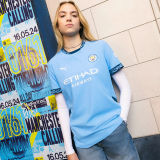 2024/25 Man City Home Blue Women Soccer Jersey 女