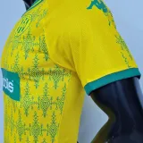 2024/25 JS Kabylie Home Yellow Player Version Soccer Jersey 卡比利亚