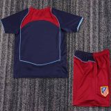 2004/05 ATM SPIDER-MAN2 Away Black Retro Kids Soccer Jersey