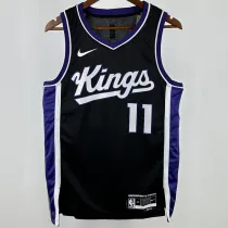2024/25 Kings SABONIS #11 Black NBA Jerseys 热压