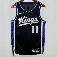 2024/25 Kings SABONIS #11 Black NBA Jerseys 热压