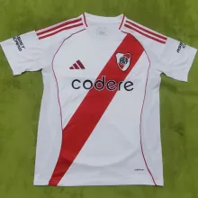 2024/25 River Plate Home White Fans Soccer Jersey