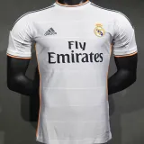 2013/14 RM White Home Retro Player Version Soccer Jersey 球员版