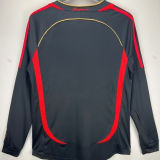 2006/07 AC Milan Third Black Long Sleeve Retro Soccer Jersey