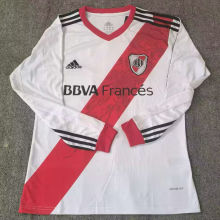 2013/14 River Plate Home Retro Long Sleeve Soccer Jersey