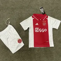 2024/25 AA Home Kids Soccer Jersey 白色纽扣