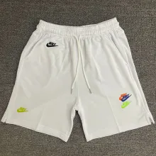 2025 NK White Embroidered Multicolor Logo Casual Short Pants CN02白