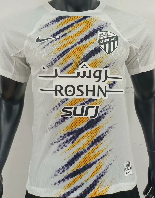 2024/25 Al Ittihad Away White Player Version Jersey 吉达联