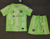 2024/25 BA Third Green Kids Soccer Jersey 胸前长广告
