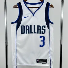 2025 Mavericks DAVIS #3 White NBA Jersey