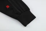 2025 AD~ Black Hoody Zipper Jacket Windbreaker