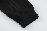 2025 AD~ Black Hoody Zipper Jacket Windbreaker