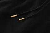 2025 AD~ Black Hoody Zipper Jacket Windbreaker