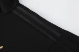 2025 AD~ Black Hoody Zipper Jacket Windbreaker