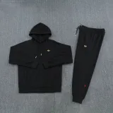 2025 AD~ Black Hoody Zipper Jacket Windbreaker
