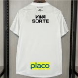 NEYMAR JR #10  Santos  1:1 Quality Fans  White  Home 2024/25 (All Sponsor 全广告)