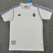 2025 RM White Retro Style Soccer Jersey