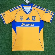 2025/26 U.A.N.L Tiger Home Yellow Fans Soccer Jersey
