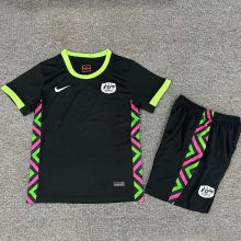 2025/26 Australia Away Black Kids Soccer Jersey