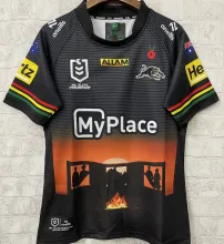 2025 Penrith Panthers Rugby Shirt 美洲豹