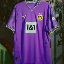 2025 BVB Special Edition Purple Goalkeeper Fans Soccer Jersey