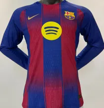 2025/26 BA Home Player Version Long Sleeve Soccer Jersey