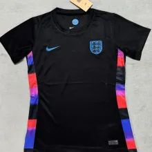 2025/26 England Away Black Women Soccer Jersey 女