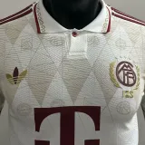 2025 BFC 125th Anniversary Edition White Player Version Soccer Jersey