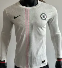 2025/26 CFC Away White Player Version Long Sleeve Soccer Jersey