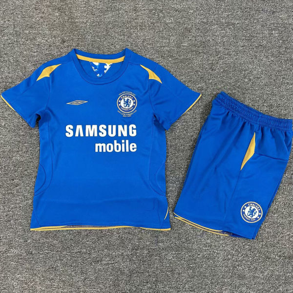 2007/08 CFC Home UCL Final Retro Kids Soccer Jersey