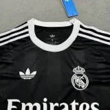 2025/26 RM Black Goalkeeper Fans Soccer Jersey